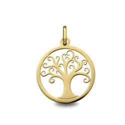 Arbre de vie - Médaille baptême or | Carat et Moi