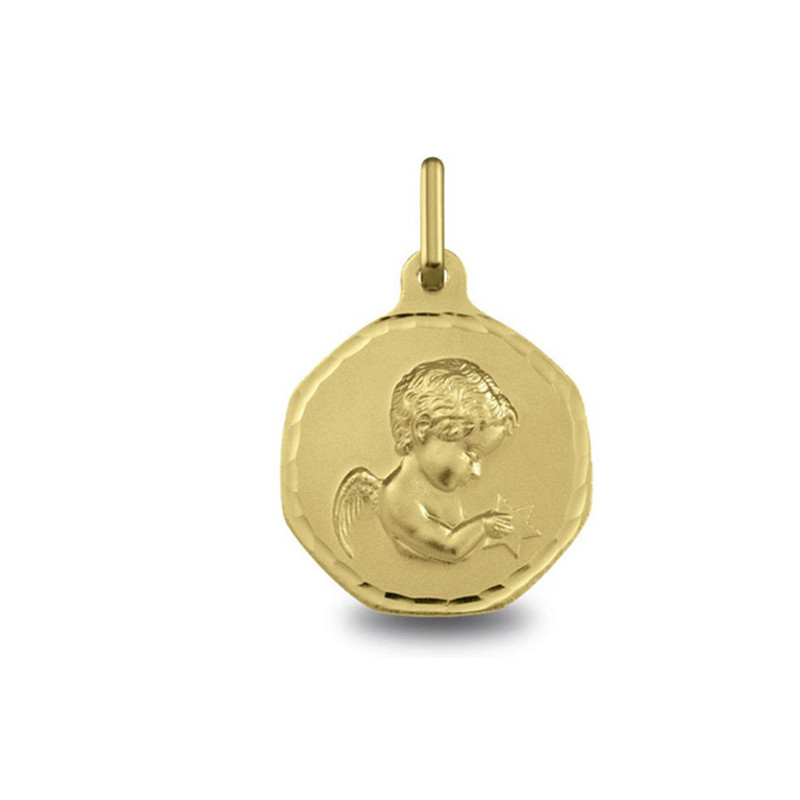 Médaille Ange Étoiles | Carat et Moi