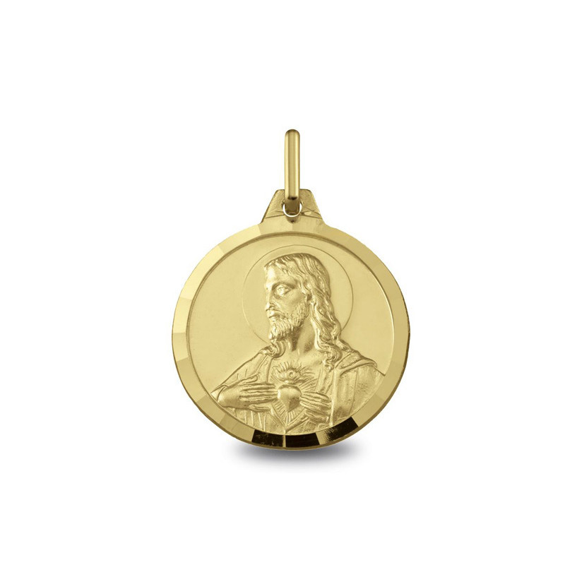 Médaille Scapulaire Sacre Coeur | Carat et Moi