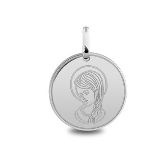 Médaille Vierge cheveux tresse | Carat et Moi