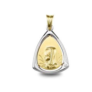 Médaille Vierge jeune | Carat et Moi