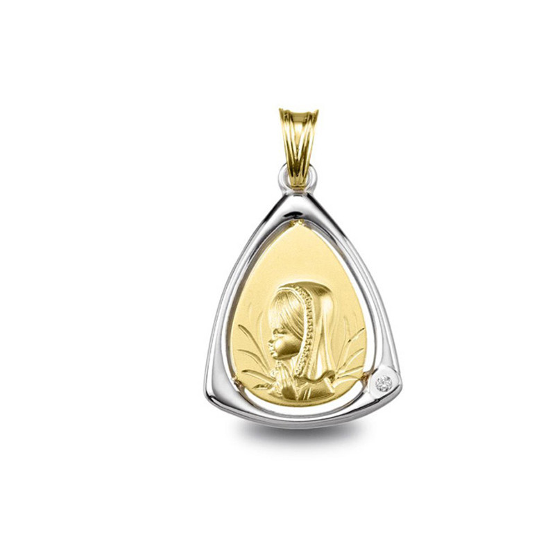 Médaille Vierge jeune | Carat et Moi