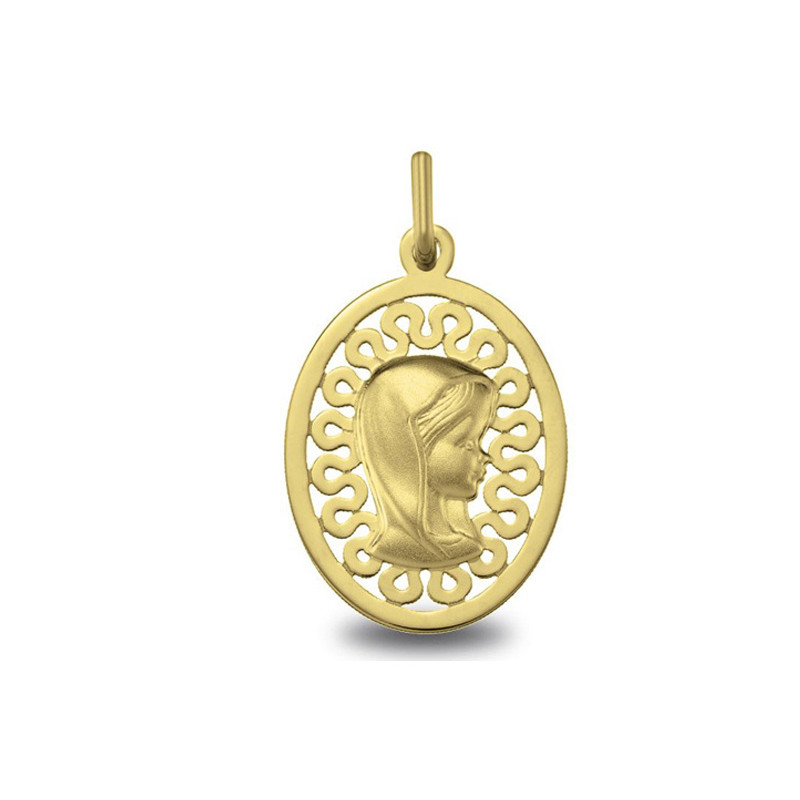 Médaille Vierge jeune | Carat et Moi