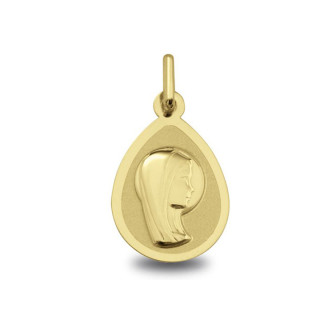 Médaille Vierge jeune aureolee | Carat et Moi