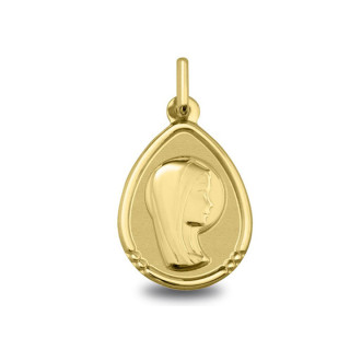 Médaille Vierge jeune aureolee | Carat et Moi