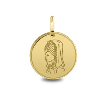 Médaille Vierge jeune priant | Carat et Moi