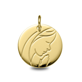 Médaille Vierge jeune | Carat et Moi