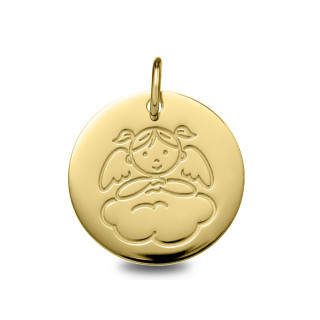 Médaille Ange Jeune Fille | Carat et Moi