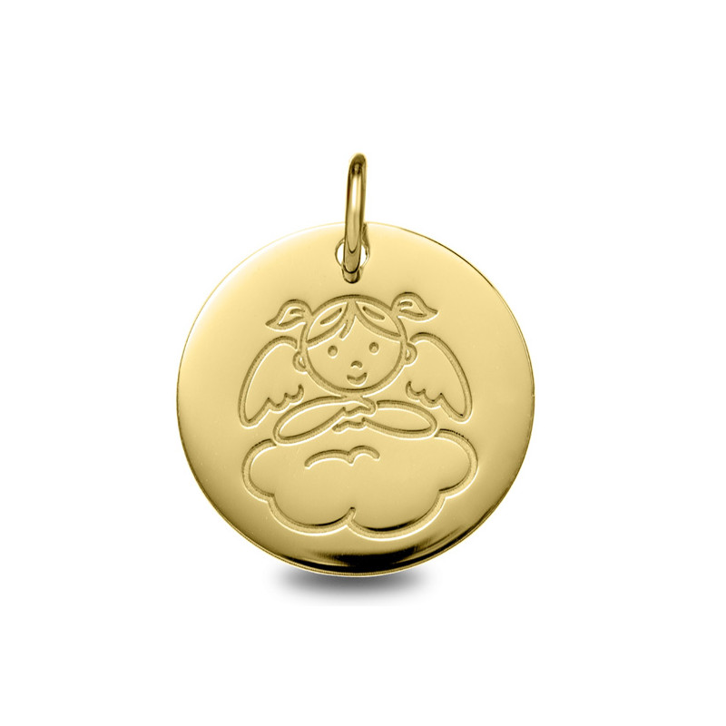 Médaille Ange Jeune Fille | Carat et Moi