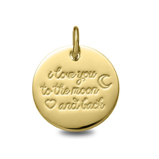 Médaille I love you | Carat et Moi