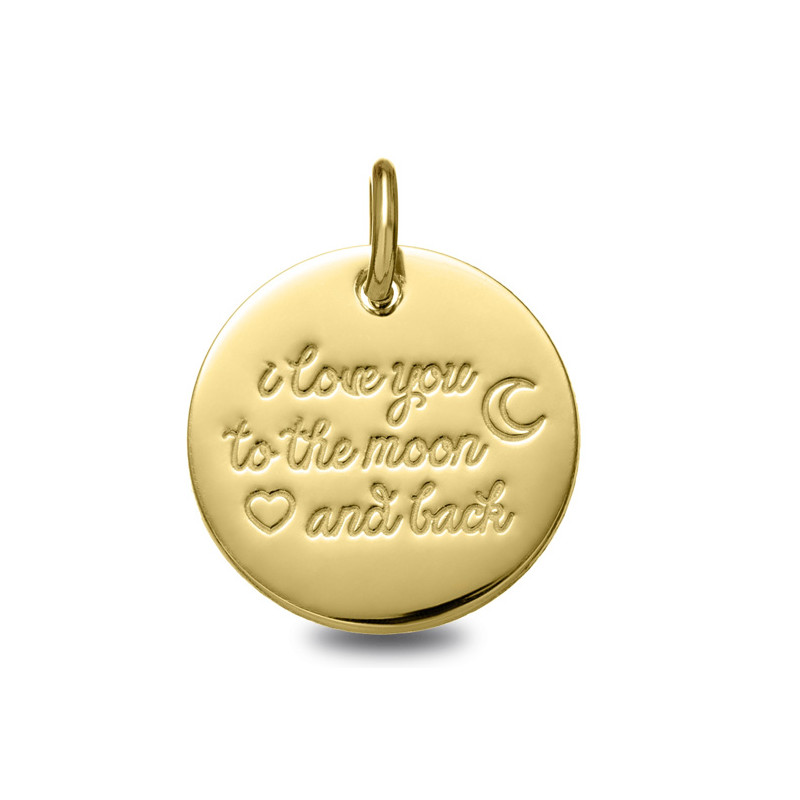 Médaille I love you | Carat et Moi