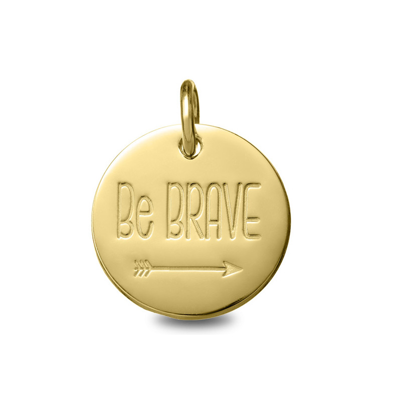 Médaille Be Brave | Carat et Moi