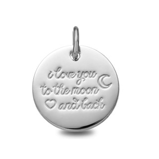 Médaille I love you | Carat et Moi