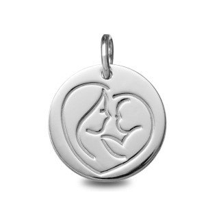 Médaille Vierge à l'Enfant | Carat et Moi