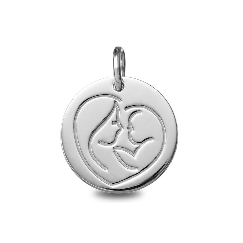 Médaille Vierge à l'Enfant | Carat et Moi