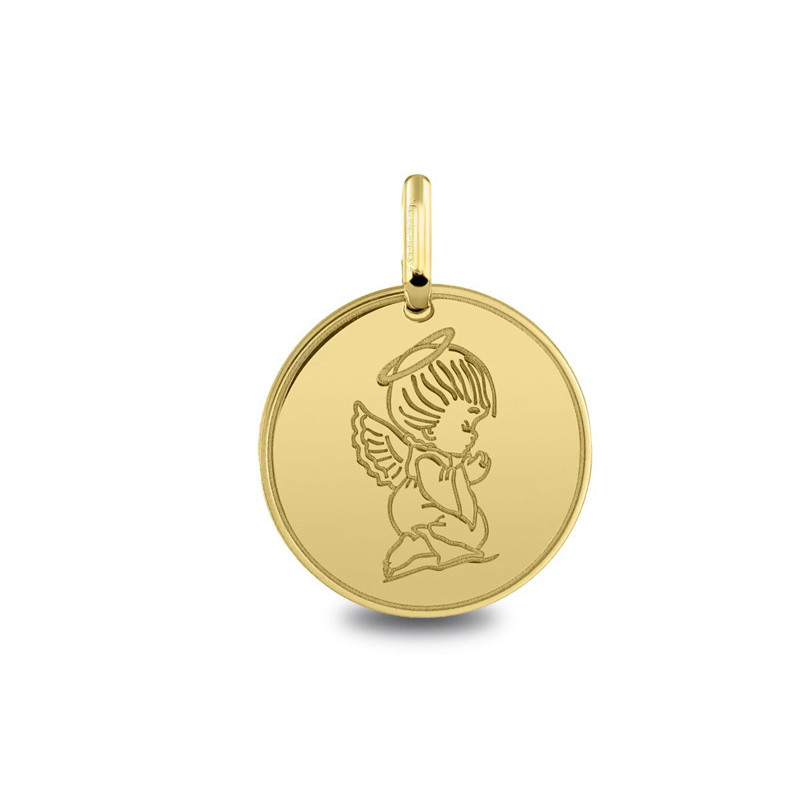 Médaille Ange Priant | Carat et Moi