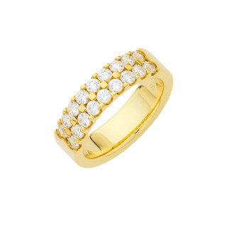 Alliance diamants Dearin demi tour | Carat et Moi