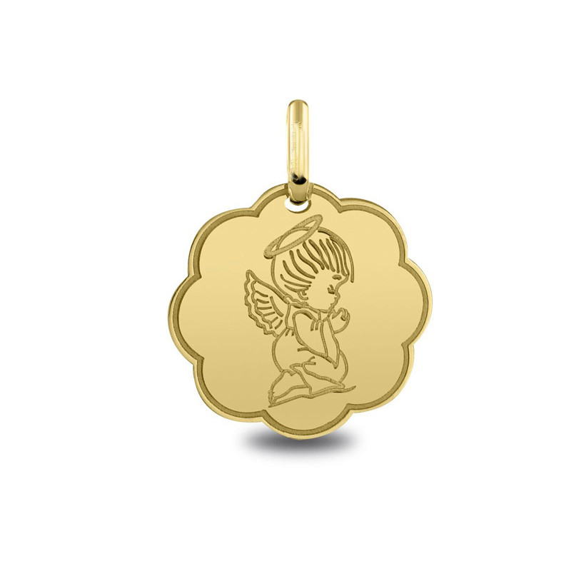 Médaille Ange Priant | Carat et Moi