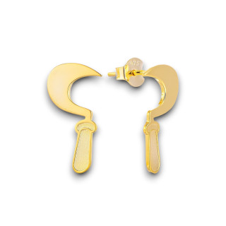 Boucles d'oreilles Serpe | Carat et Moi
