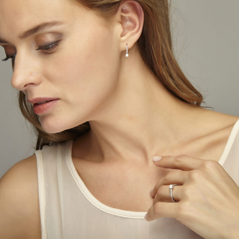 Boucles pendantes Lila | Carat et Moi