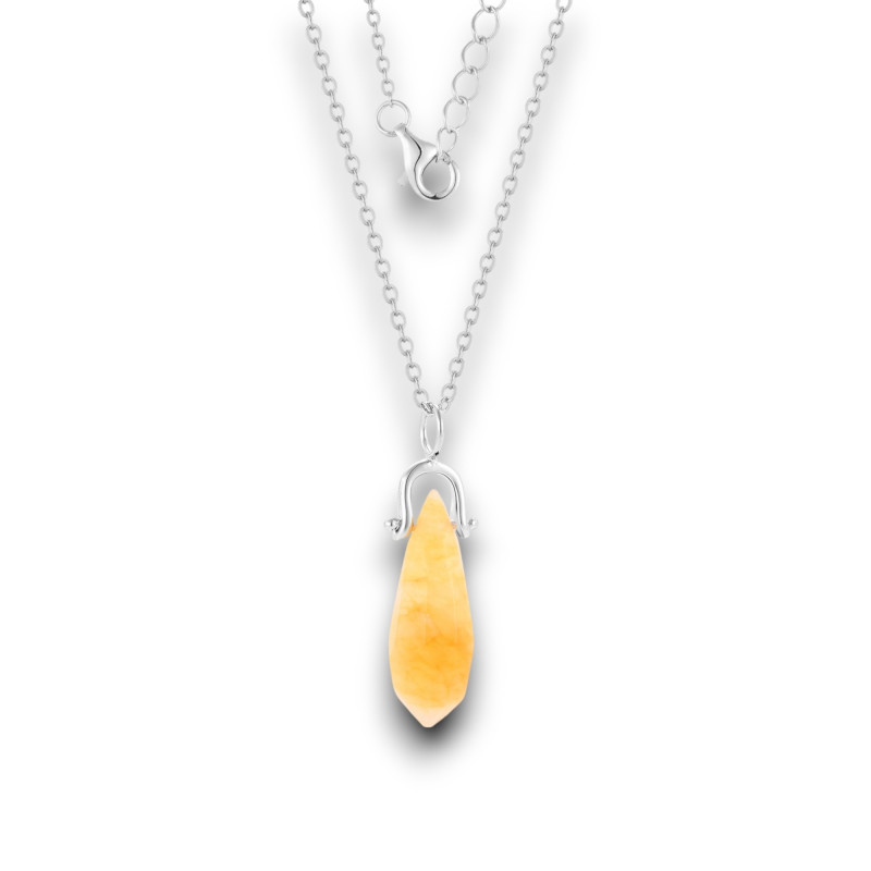 Collier Menhir or jaune ou or blanc | Carat et Moi