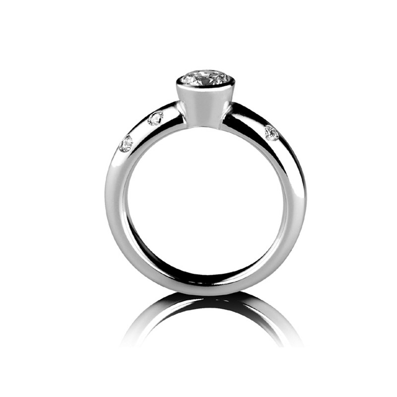 Solitaire Isola en or et diamant | Carat et Moi