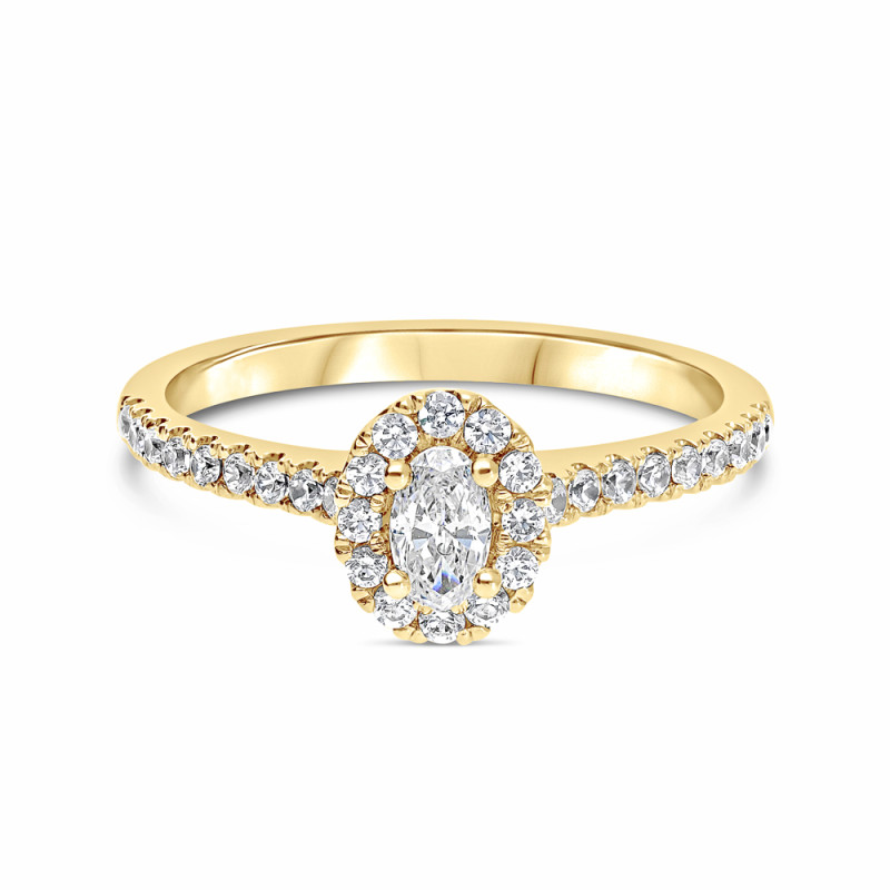 Solitaire Mona Ovale | Bagues fiançailles – Carat et Moi