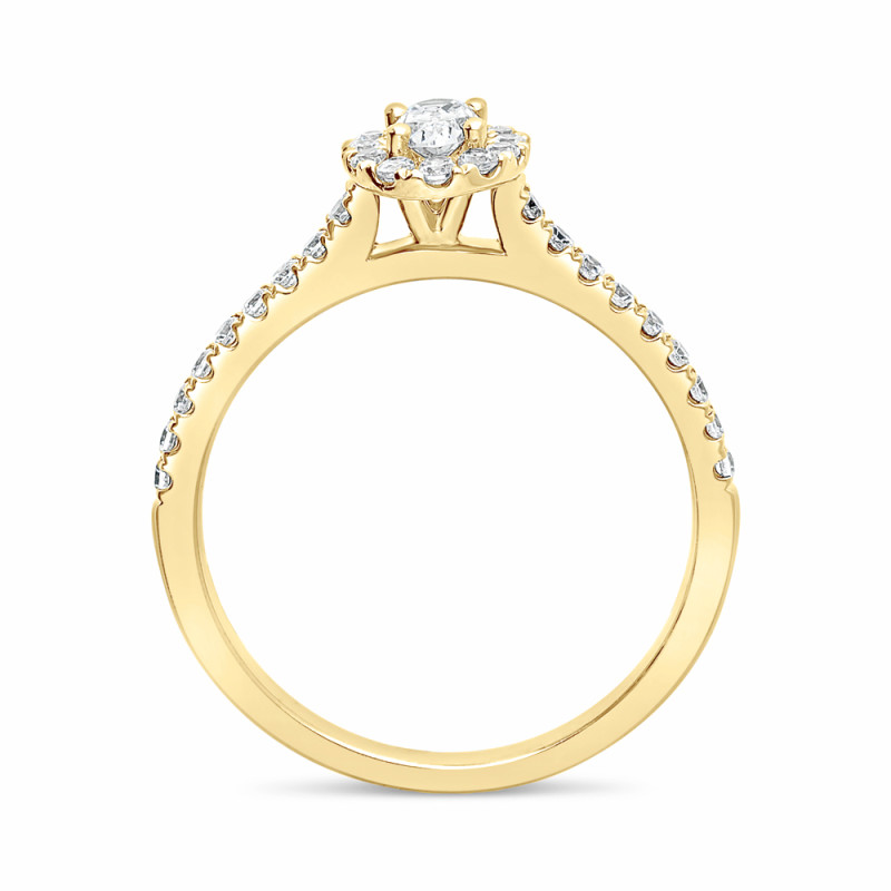 Solitaire Mona Ovale | Bagues fiançailles – Carat et Moi