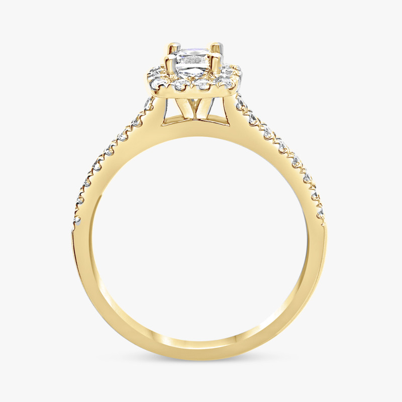 Solitaire Mona Ovale | Bagues fiançailles – Carat et Moi