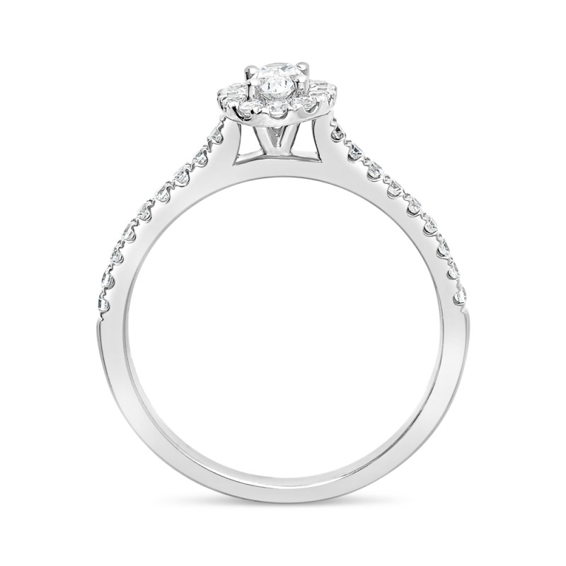 Solitaire Mona Ovale | Bagues fiançailles – Carat et Moi