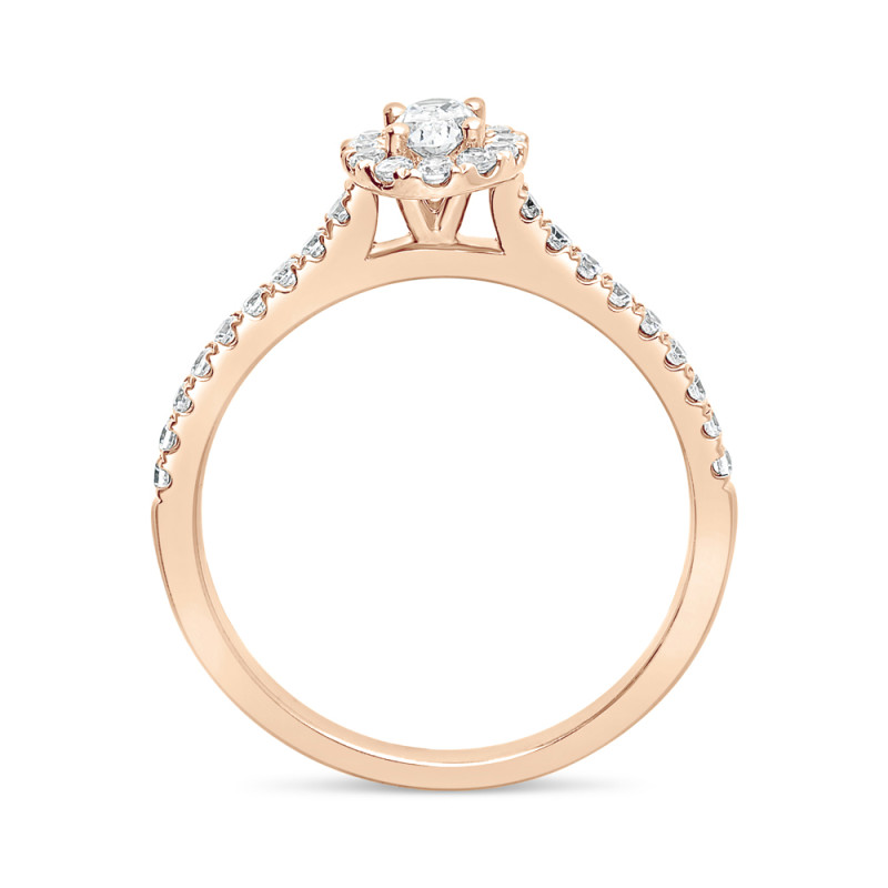 Solitaire Mona Ovale | Bagues fiançailles – Carat et Moi